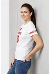 Kadın Türkiye Ay Yıldız Baskılı 10 Numara Forma Tişört Taraftar T-shirt - Beyaz