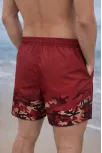 Erkek Deniz Şortu Fermuarlı Cepli File Astarlı Hızlı Kuruyan Premium - Kırmızı Erkek Deniz Şortu Fermuarlı Cepli File Astarlı Hızlı Kuruyan Premium - Kırmızı