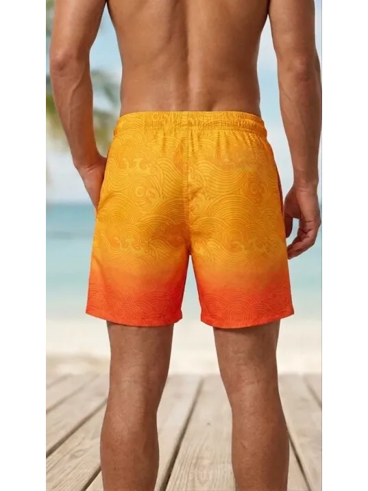 Erkek Deniz Şortu Fermuarlı Cepli File Astarlı Hızlı Kuruyan Premium - Çok Renkli Erkek Deniz Şortu Fermuarlı Cepli File Astarlı Hızlı Kuruyan Premium - Çok Renkli