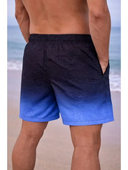 Erkek Deniz Şortu Fermuarlı Cepli File Astarlı Hızlı Kuruyan Premium - Çok Renkli Erkek Deniz Şortu Fermuarlı Cepli File Astarlı Hızlı Kuruyan Premium - Çok Renkli