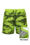 Erkek Deniz Şortu Fermuarlı Cepli File Astarlı Hızlı Kuruyan Premium - Neon Yeşili Erkek Deniz Şortu Fermuarlı Cepli File Astarlı Hızlı Kuruyan Premium - Neon Yeşili