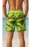 Erkek Deniz Şortu Fermuarlı Cepli File Astarlı Hızlı Kuruyan Premium - Neon Yeşili Erkek Deniz Şortu Fermuarlı Cepli File Astarlı Hızlı Kuruyan Premium - Neon Yeşili