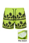 Erkek Deniz Şortu Fermuarlı Cepli File Astarlı Hızlı Kuruyan Premium - Neon Yeşili Erkek Deniz Şortu Fermuarlı Cepli File Astarlı Hızlı Kuruyan Premium - Neon Yeşili