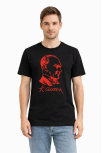 Erkek Atatürk Baskılı Tişört Kısa Kollu Bisiklet Yaka T-shirt - Siyah Erkek Atatürk Baskılı Tişört Kısa Kollu Bisiklet Yaka T-shirt - Siyah