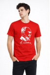 Erkek Atatürk Baskılı Tişört Kısa Kollu Bisiklet Yaka T-shirt - Kırmızı Erkek Atatürk Baskılı Tişört Kısa Kollu Bisiklet Yaka T-shirt - Kırmızı