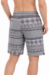Erkek Etnik Desenli Dokuma Şort Lastikli Bel Bağcıklı Cepli Yazlık - Gri Erkek Etnik Desenli Dokuma Şort Lastikli Bel Bağcıklı Cepli Yazlık - Gri