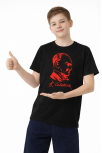Erkek Çocuk Atatürk Baskılı Tişört Kısa Kollu Bisiklet Yaka T-shirt - Siyah Erkek Çocuk Atatürk Baskılı Tişört Kısa Kollu Bisiklet Yaka T-shirt - Siyah