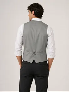 Erkek 6 Cepli Yelek İç Astarlı Sağ Sol İç Cepli Slim Fit Günlük Şık - Bej
