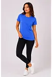 Kadın Basic Tişört Bisiklet Yaka Kısa Kol Günlük Yazlık Slim Fit T-shirt - Mavi Kadın Basic Tişört Bisiklet Yaka Kısa Kol Günlük Yazlık Slim Fit T-shirt - Mavi
