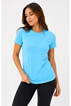 Kadın Basic Tişört Bisiklet Yaka Kısa Kol Günlük Yazlık Slim Fit T-shirt - Turkuaz Kadın Basic Tişört Bisiklet Yaka Kısa Kol Günlük Yazlık Slim Fit T-shirt - Turkuaz
