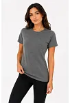 Kadın Basic Tişört Bisiklet Yaka Kısa Kol Günlük Yazlık Slim Fit T-shirt - Antrasit Kadın Basic Tişört Bisiklet Yaka Kısa Kol Günlük Yazlık Slim Fit T-shirt - Antrasit
