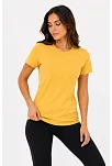 Kadın Basic Tişört Bisiklet Yaka Kısa Kol Günlük Yazlık Slim Fit T-shirt - Sarı Kadın Basic Tişört Bisiklet Yaka Kısa Kol Günlük Yazlık Slim Fit T-shirt - Sarı