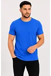 Erkek Basic Tişört Bisiklet Yaka Kısa Kol Günlük Yazlık Slim Fit T-shirt - Saks Mavisi Erkek Basic Tişört Bisiklet Yaka Kısa Kol Günlük Yazlık Slim Fit T-shirt - Saks Mavisi