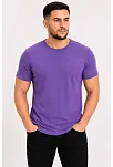 Erkek Basic Tişört Bisiklet Yaka Kısa Kol Günlük Yazlık Slim Fit T-shirt - Mor Erkek Basic Tişört Bisiklet Yaka Kısa Kol Günlük Yazlık Slim Fit T-shirt - Mor