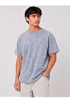 Erkek Yıkamalı Washed Effect Tişört Bisiklet Yaka Sokak Stil Kısa Kol T-shirt - Gri Erkek Yıkamalı Washed Effect Tişört Bisiklet Yaka Sokak Stil Kısa Kol T-shirt - Gri