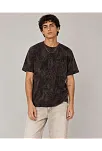 Erkek Yıkamalı Washed Effect Tişört Bisiklet Yaka Sokak Stil Kısa Kol T-shirt - Füme Erkek Yıkamalı Washed Effect Tişört Bisiklet Yaka Sokak Stil Kısa Kol T-shirt - Füme
