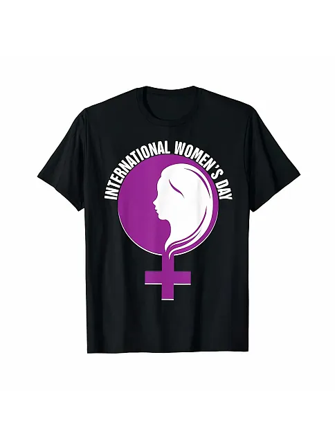8 Mart Dünya Kadınlar Günü Baskılı Oversize Bisiklet Yaka T-shirt - Siyah 8 Mart Dünya Kadınlar Günü Baskılı Oversize Bisiklet Yaka T-shirt - Siyah