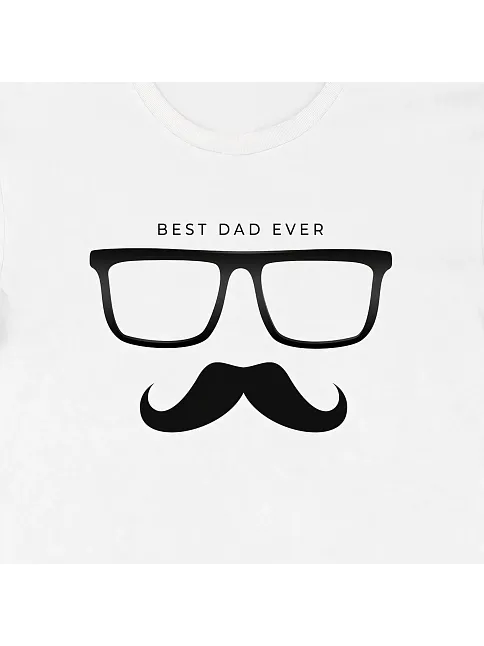 Babalar Günü Hediye Baba Temalı Baskılı Oversize Bisiklet Yaka T-shirt - Beyaz Babalar Günü Hediye Baba Temalı Baskılı Oversize Bisiklet Yaka T-shirt - Beyaz