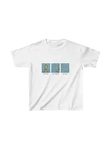 Çocuk Unisex Baskılı T-shirt - Beyaz
