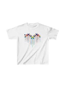Çocuk Unisex Baskılı T-shirt - Beyaz