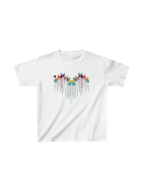 Çocuk Unisex Baskılı T-shirt - Beyaz