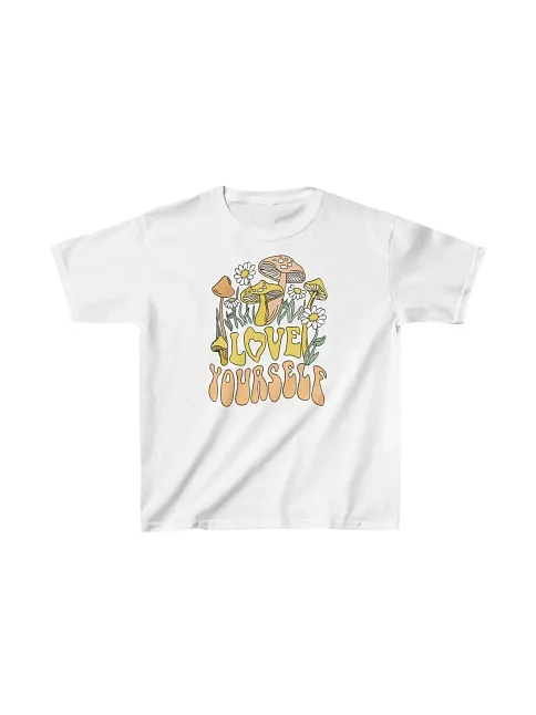 Çocuk Unisex Baskılı T-shirt - Beyaz
