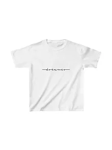 Çocuk Unisex Baskılı T-shirt - Beyaz