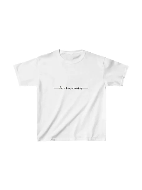Çocuk Unisex Baskılı T-shirt - Beyaz