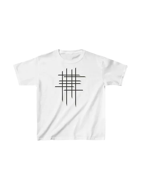 Çocuk Unisex Baskılı T-shirt - Beyaz