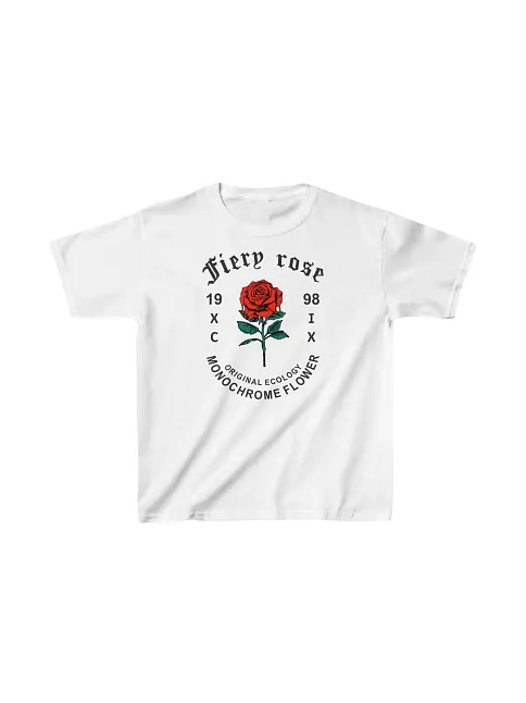 Çocuk Unisex Baskılı T-shirt - Beyaz