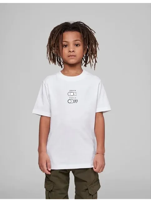 Çocuk Unisex Baskılı T-shirt - Beyaz