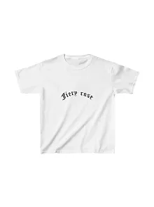 Çocuk Unisex Baskılı T-shirt - Beyaz