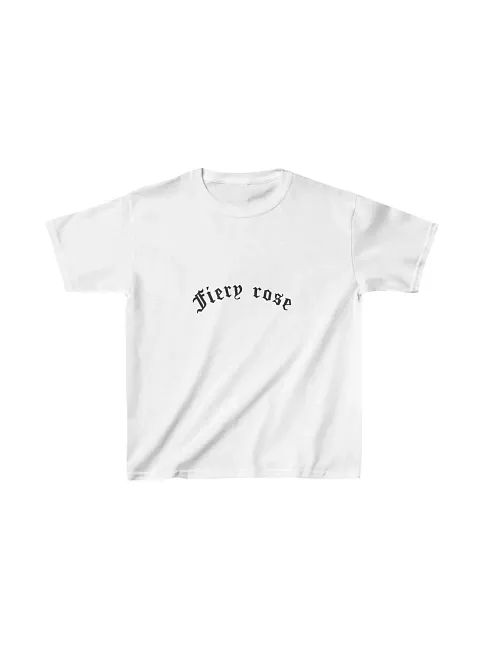 Çocuk Unisex Baskılı T-shirt - Beyaz