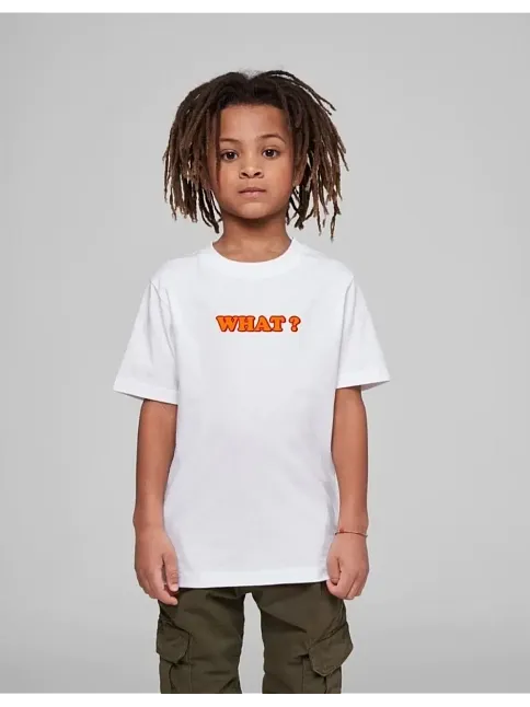 Çocuk Unisex Baskılı T-shirt - Beyaz