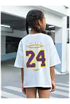 Çocuk Unisex Baskılı T-shirt - Beyaz