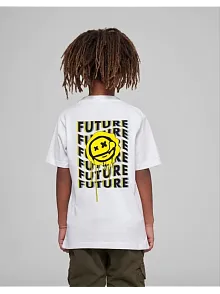 Çocuk Unisex Baskılı T-shirt - Beyaz