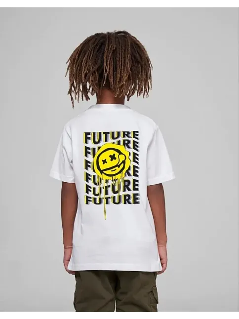 Çocuk Unisex Baskılı T-shirt - Beyaz