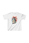 Çocuk Unisex Baskılı T-shirt - Beyaz