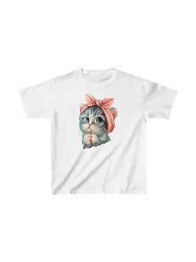 Çocuk Unisex Baskılı T-shirt - Beyaz