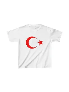 Çocuk Unisex Baskılı T-shirt - Beyaz
