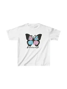 Çocuk Unisex Baskılı T-shirt - Beyaz