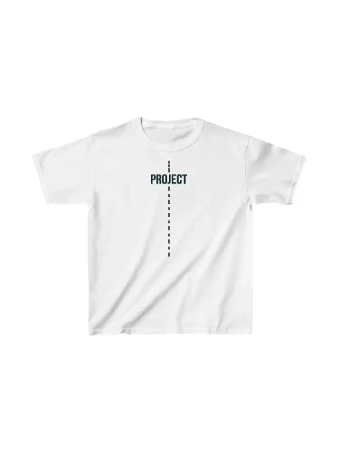 Çocuk Unisex Baskılı T-shirt - Beyaz