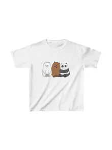 Çocuk Unisex Baskılı T-shirt - Beyaz