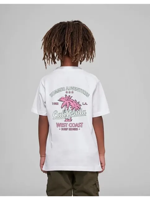 Çocuk Unisex Baskılı T-shirt - Beyaz