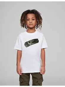 Çocuk Unisex Baskılı T-shirt - Beyaz