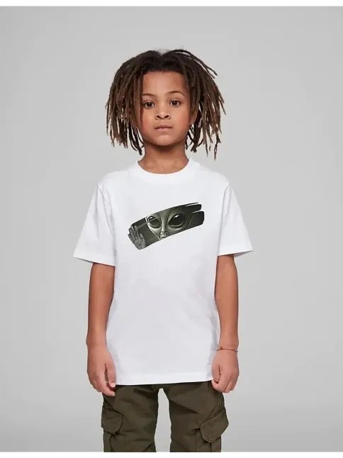 Çocuk Unisex Baskılı T-shirt - Beyaz
