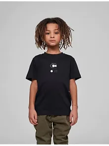 Çocuk Unisex Baskılı T-shirt - Siyah