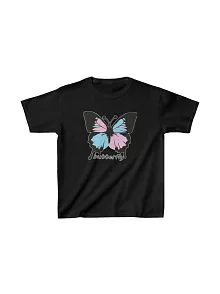 Çocuk Unisex Baskılı T-shirt - Siyah