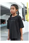 Çocuk Unisex Baskılı T-shirt - Siyah