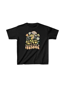 Çocuk Unisex Baskılı T-shirt - Siyah